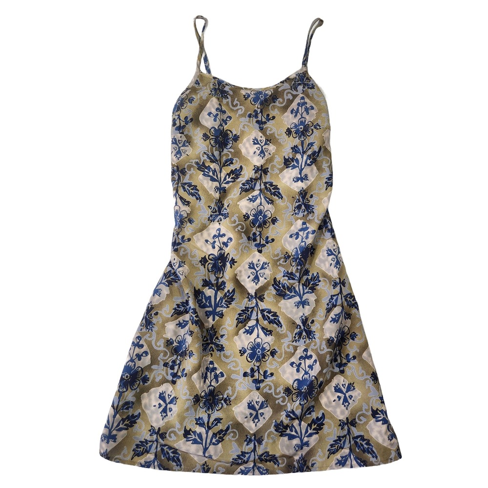 Vtg California Concepts Dress Womens Size 7 Y2k 2000s Bratz Preppy‎ Floral Party